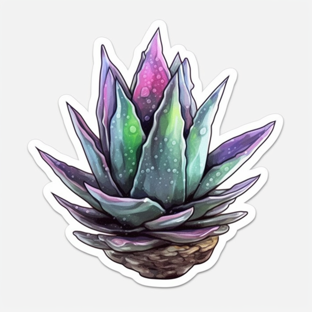 Haworthia Succulent Vinyl Decal Sticker for Car, Laptop, Tumbler and more # 006763
