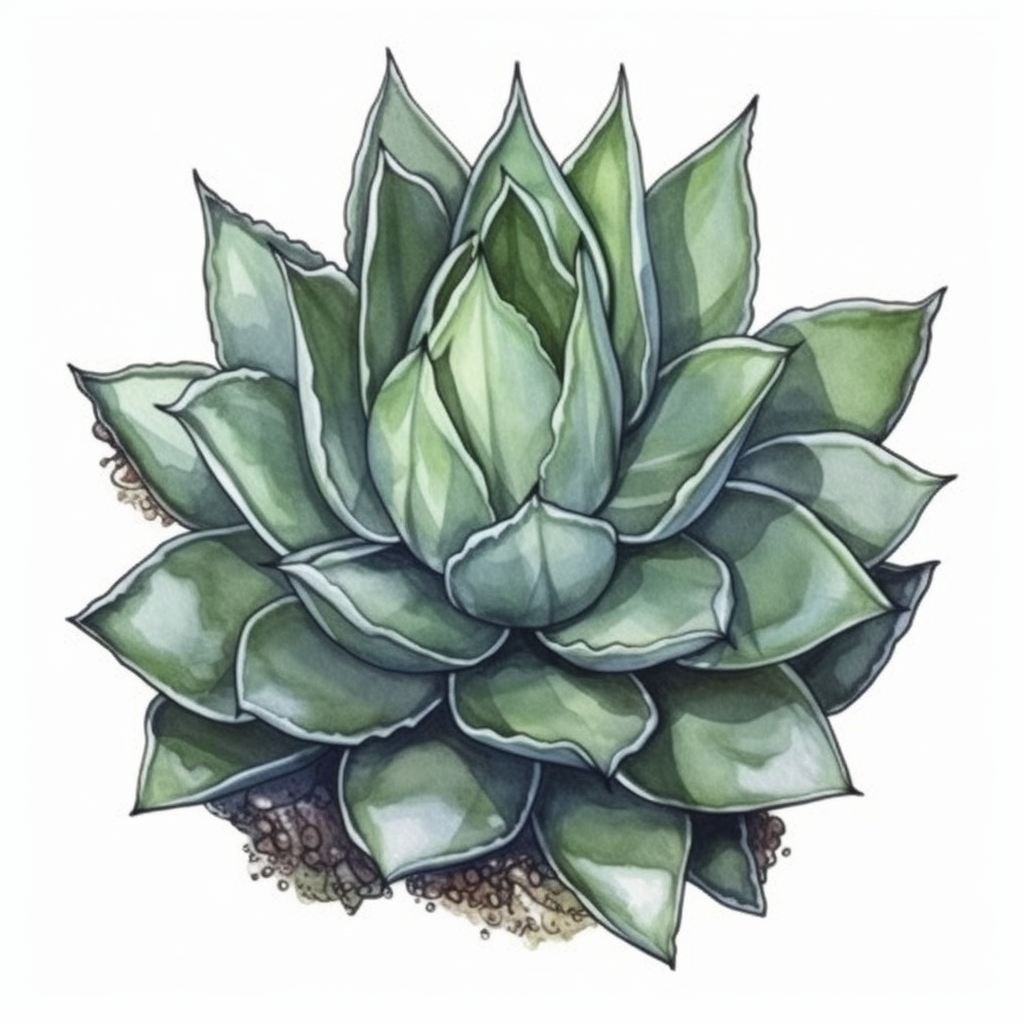 Haworthia Succulent Vinyl Decal Sticker for Car, Laptop, Tumbler and more # 006777