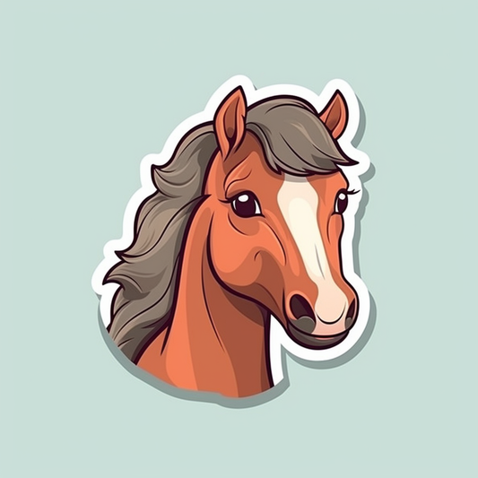 Horse Vinyl Decal Sticker for Car, Laptop, Tumbler and more # 00703