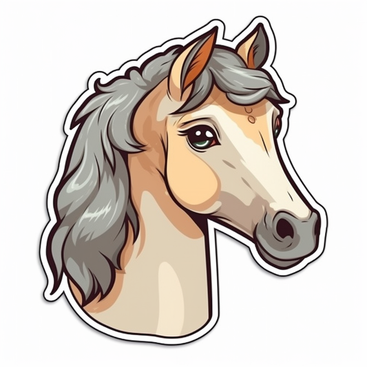 Horse Vinyl Decal Sticker for Car, Laptop, Tumbler and more # 00709