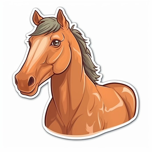 Horse Vinyl Decal Sticker for Car, Laptop, Tumbler and more # 00716