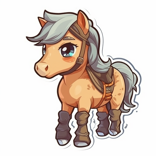 Horse Vinyl Decal Sticker for Car, Laptop, Tumbler and more # 00711