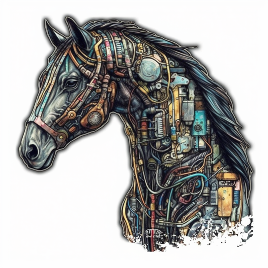 Horse Vinyl Decal Sticker for Car, Laptop, Tumbler and more # 00714