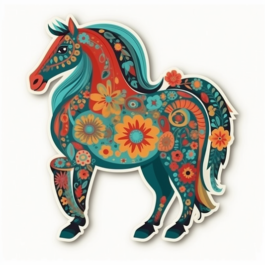 Horse Vinyl Decal Sticker for Car, Laptop, Tumbler and more # 00730