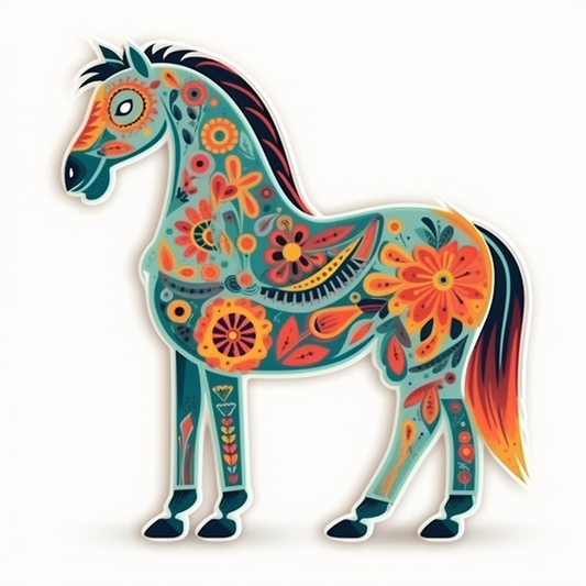 Horse Vinyl Decal Sticker for Car, Laptop, Tumbler and more # 00723