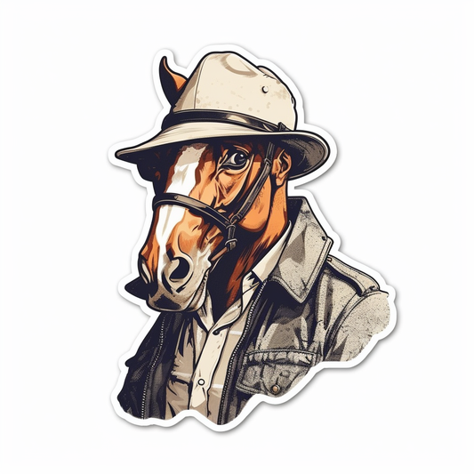 Horse Vinyl Decal Sticker for Car, Laptop, Tumbler and more # 00729