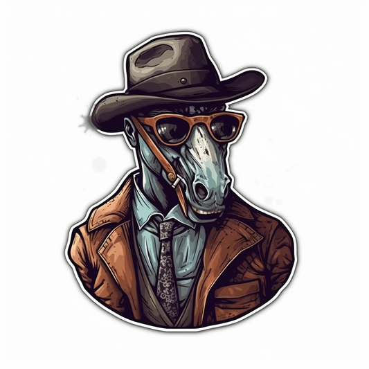 Horse Vinyl Decal Sticker for Car, Laptop, Tumbler and more # 00727