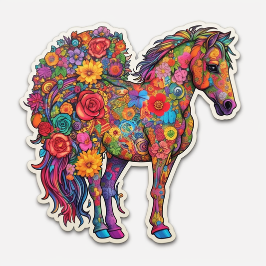 Horse Vinyl Decal Sticker for Car, Laptop, Tumbler and more # 00739