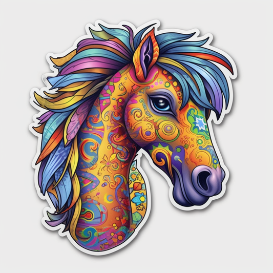 Horse Vinyl Decal Sticker for Car, Laptop, Tumbler and more # 00742