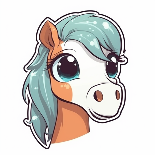 Horse Vinyl Decal Sticker for Car, Laptop, Tumbler and more # 00738