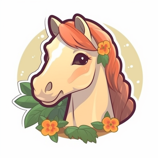 Horse Vinyl Decal Sticker for Car, Laptop, Tumbler and more # 00744