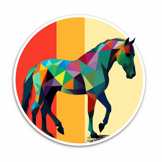Horse Vinyl Decal Sticker for Car, Laptop, Tumbler and more # 00749