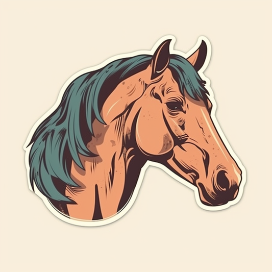 Horse Vinyl Decal Sticker for Car, Laptop, Tumbler and more # 00743