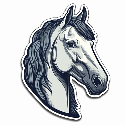 Horse Vinyl Decal Sticker for Car, Laptop, Tumbler and more # 00747