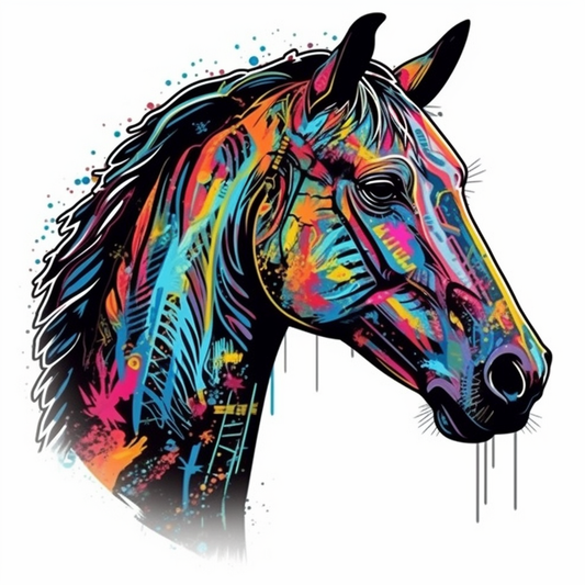 Horse Vinyl Decal Sticker for Car, Laptop, Tumbler and more # 00750