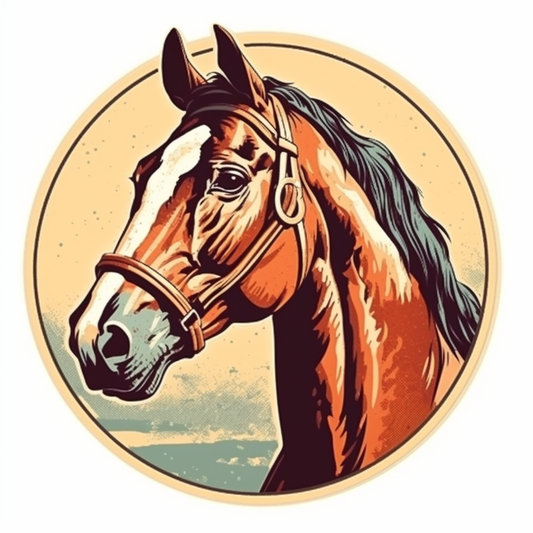 Horse Vinyl Decal Sticker for Car, Laptop, Tumbler and more # 00754