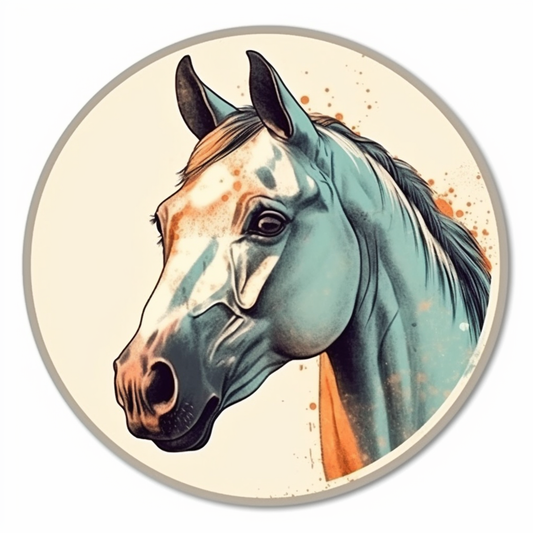 Horse Vinyl Decal Sticker for Car, Laptop, Tumbler and more # 00756