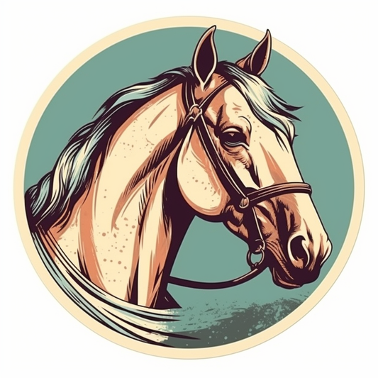 Horse Vinyl Decal Sticker for Car, Laptop, Tumbler and more # 00757