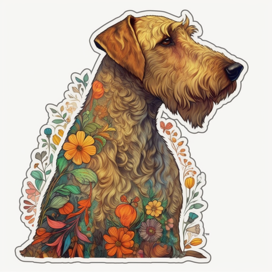 Irish Terrier Dog Vinyl Decal Sticker for Car, Laptop, Tumbler and more # 007621
