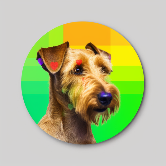 Irish Terrier Dog Vinyl Decal Sticker for Car, Laptop, Tumbler and more # 007630
