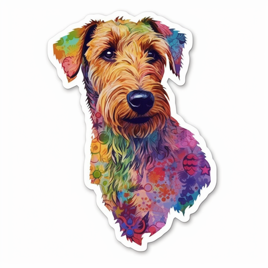 Irish Terrier Dog Vinyl Decal Sticker for Car, Laptop, Tumbler and more # 007629