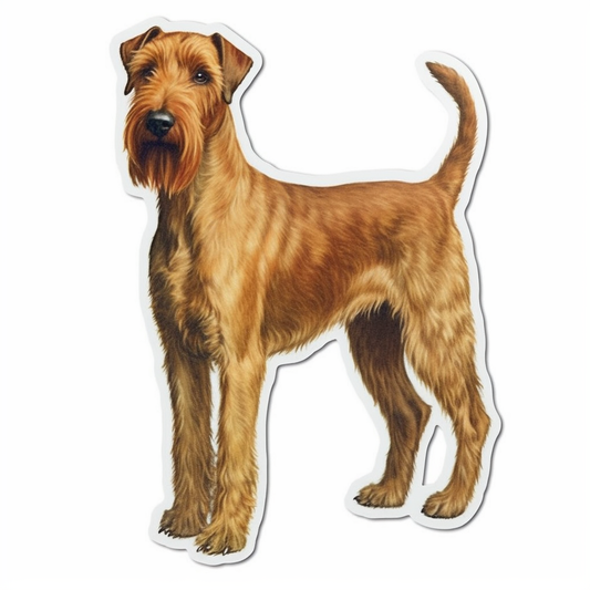 Irish Terrier Dog Vinyl Decal Sticker for Car, Laptop, Tumbler and more # 007613