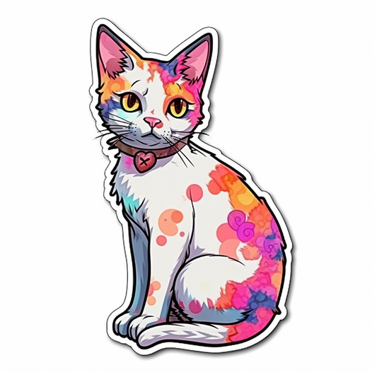 Japanese Bobtail Cat Vinyl Decal Sticker for Car, Laptop, Tumbler and more # 007593
