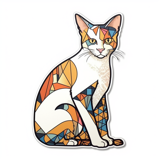 Japanese Bobtail Cat Vinyl Decal Sticker for Car, Laptop, Tumbler and more # 007575