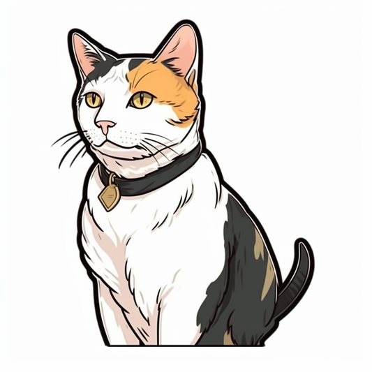 Japanese Bobtail Cat Vinyl Decal Sticker for Car, Laptop, Tumbler and more # 007569