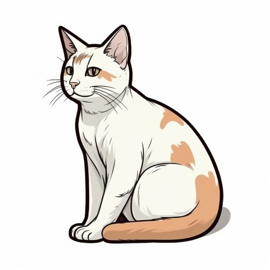Japanese Bobtail Cat Vinyl Decal Sticker for Car, Laptop, Tumbler and more # 007576