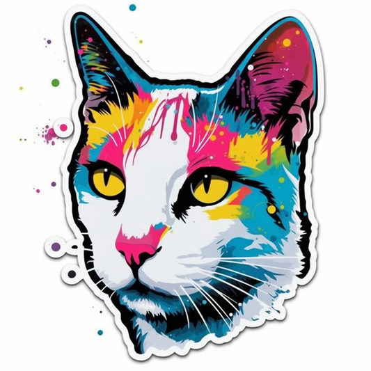 Japanese Bobtail Cat Vinyl Decal Sticker for Car, Laptop, Tumbler and more # 007592
