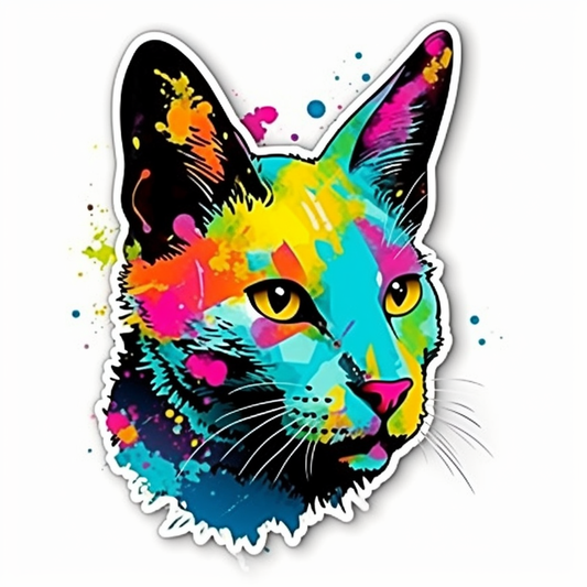 Japanese Bobtail Cat Vinyl Decal Sticker for Car, Laptop, Tumbler and more # 007587