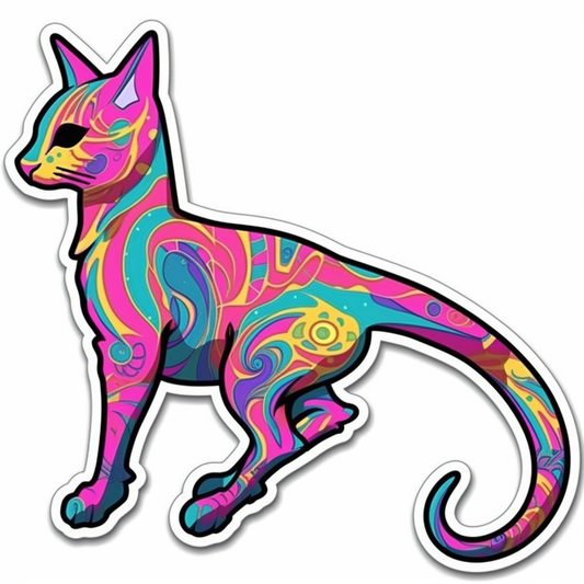 Japanese Bobtail Cat Vinyl Decal Sticker for Car, Laptop, Tumbler and more # 007598