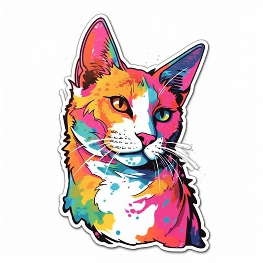 Japanese Bobtail Cat Vinyl Decal Sticker for Car, Laptop, Tumbler and more # 007590