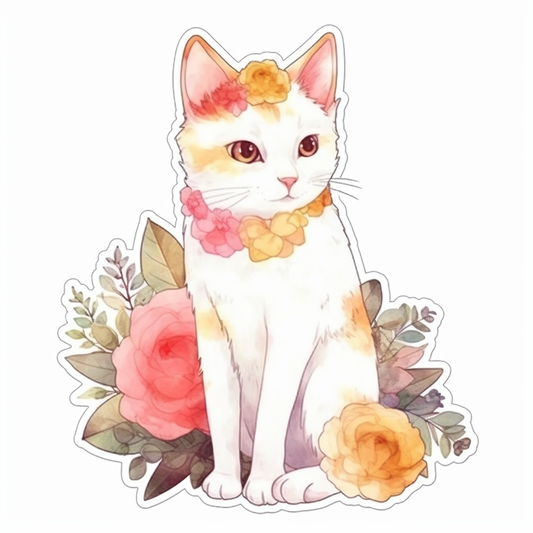 Japanese Bobtail Cat Vinyl Decal Sticker for Car, Laptop, Tumbler and more # 007589