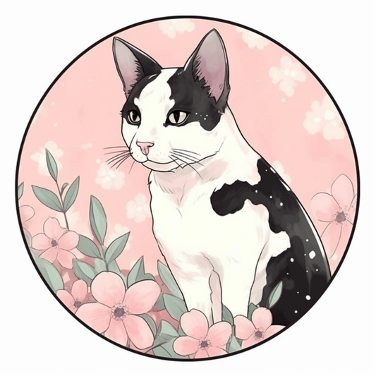 Japanese Bobtail Cat Vinyl Decal Sticker for Car, Laptop, Tumbler and more # 007588