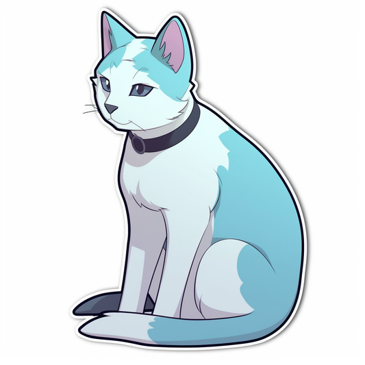 Japanese Bobtail Cat Vinyl Decal Sticker for Car, Laptop, Tumbler and more # 007607