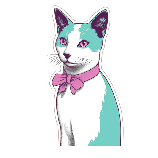 Japanese Bobtail Cat Vinyl Decal Sticker for Car, Laptop, Tumbler and more # 007603