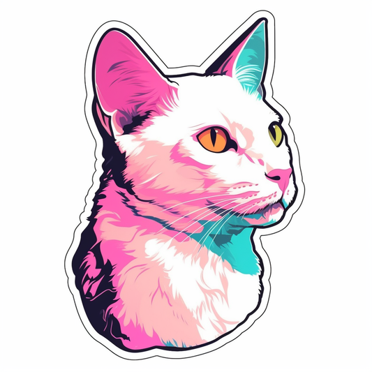 Japanese Bobtail Cat Vinyl Decal Sticker for Car, Laptop, Tumbler and more # 007617