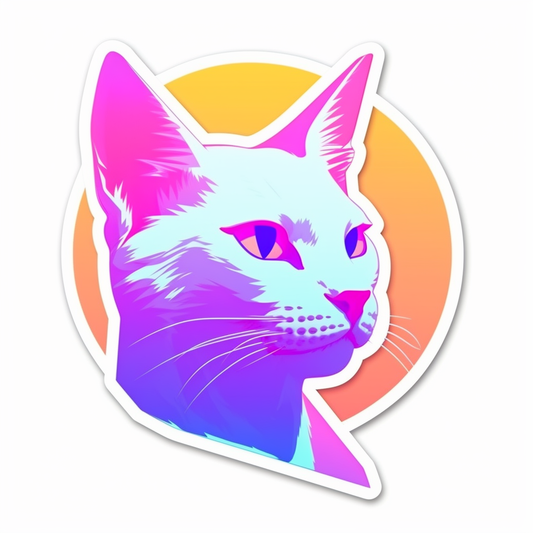Japanese Bobtail Cat Vinyl Decal Sticker for Car, Laptop, Tumbler and more # 007601