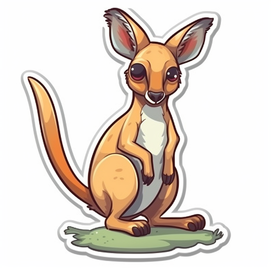 Kangaroo Vinyl Decal Sticker for Car, Laptop, Tumbler and more # 001684