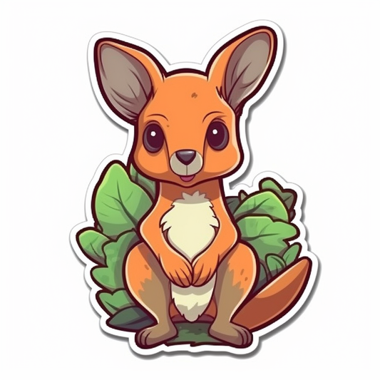 Kangaroo Vinyl Decal Sticker for Car, Laptop, Tumbler and more # 001681