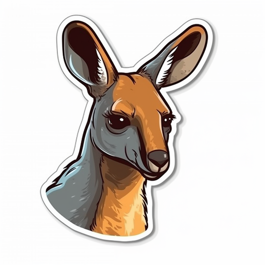 Kangaroo Vinyl Decal Sticker for Car, Laptop, Tumbler and more # 001676