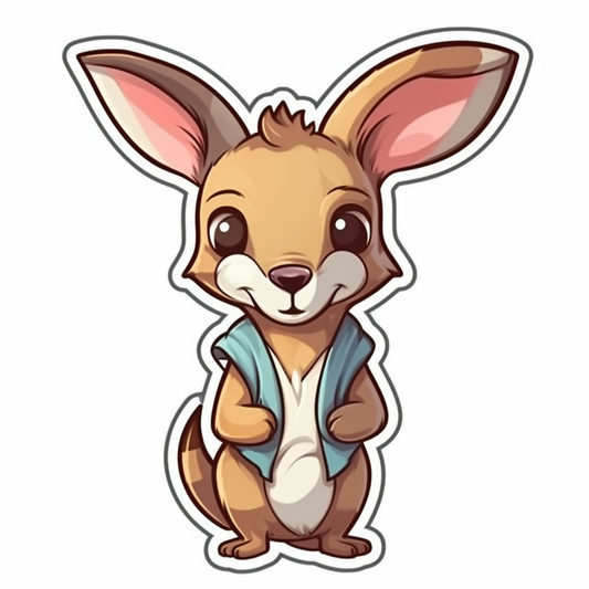 Kangaroo Vinyl Decal Sticker for Car, Laptop, Tumbler and more # 001682