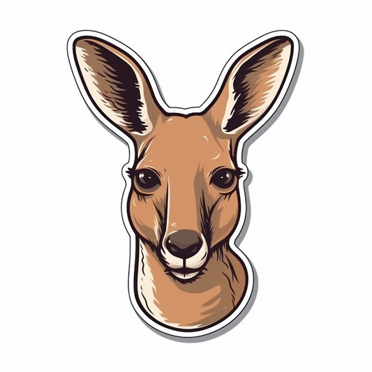 Kangaroo Vinyl Decal Sticker for Car, Laptop, Tumbler and more # 001705