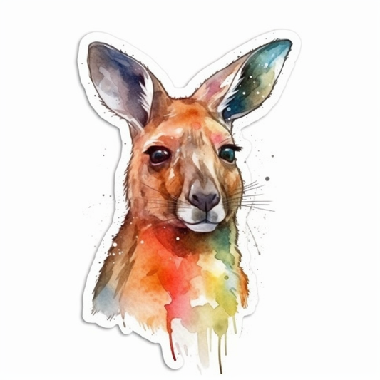 Kangaroo Vinyl Decal Sticker for Car, Laptop, Tumbler and more # 001718