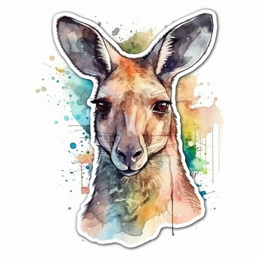 Kangaroo Vinyl Decal Sticker for Car, Laptop, Tumbler and more # 001721