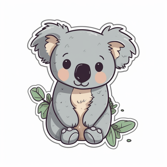 Koala Vinyl Decal Sticker for Car, Laptop, Tumbler and more # 00770