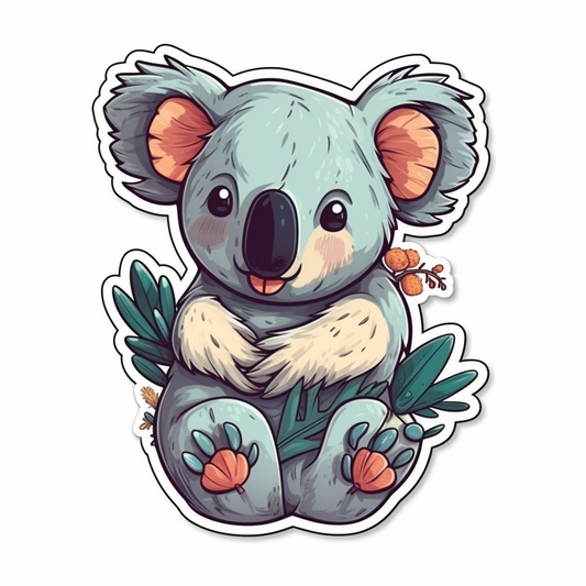 Koala Vinyl Decal Sticker for Car, Laptop, Tumbler and more # 00786