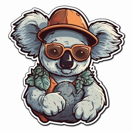 Koala Vinyl Decal Sticker for Car, Laptop, Tumbler and more # 00801
